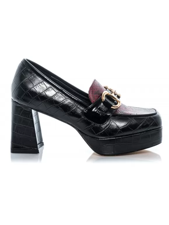 Mocasines*El Rayo Azarey 494G766 Mocasin Platafo - Azarey 494G766 Negro