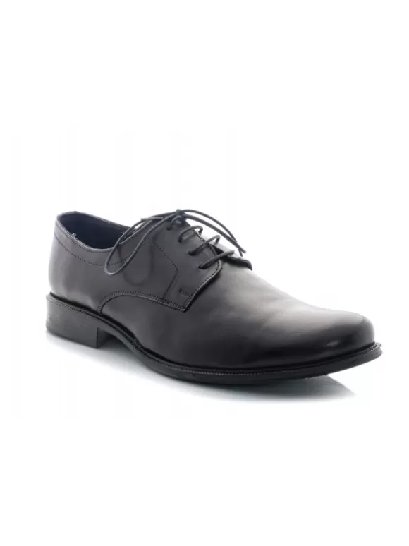 Zapatos De Vestir*El Rayo Blucher Liso - Barhuber 1577-Pi Negro