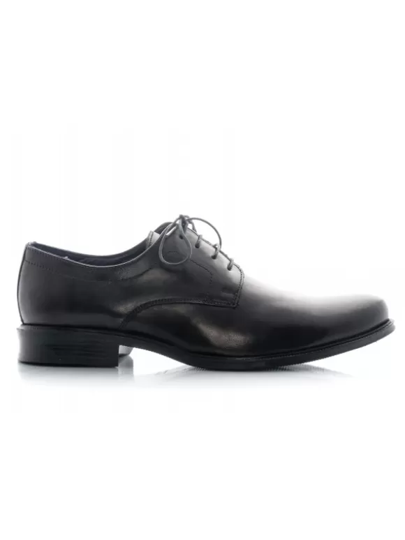 Zapatos De Vestir*El Rayo Blucher Liso - Barhuber 1577-Pi Negro