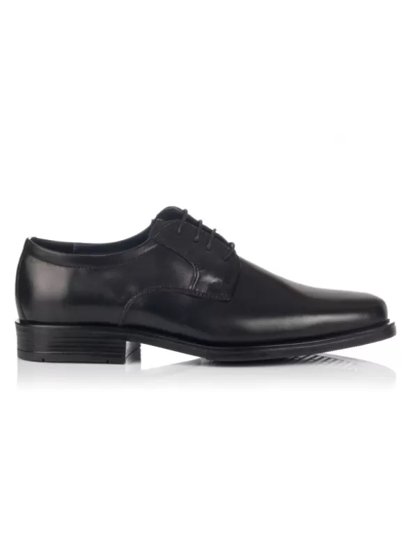 Zapatos De Vestir*El Rayo Blucher Liso - Barhuber 6101 Negro