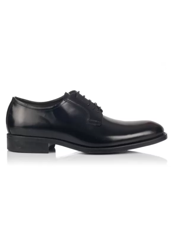 Zapatos De Vestir*El Rayo Blucher Liso - Sergio Serrano 8402 Negro