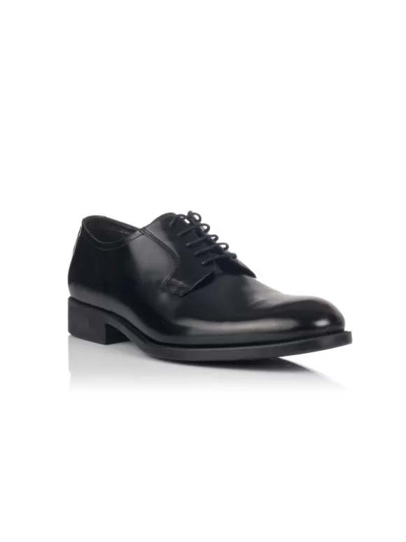 Zapatos De Vestir*El Rayo Blucher Liso - Sergio Serrano 8402 Negro