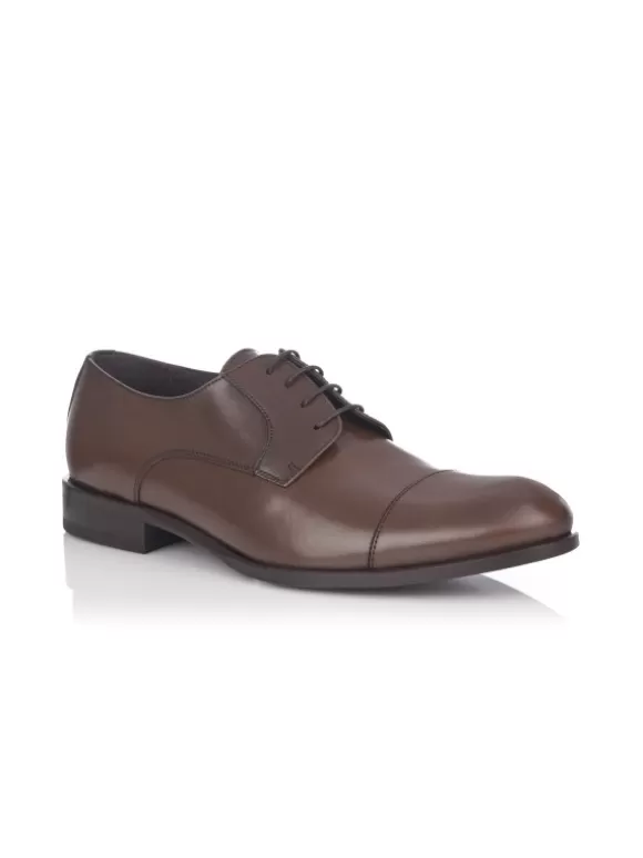 Zapatos De Vestir*El Rayo Blucher Pieza Puntera - Sergio Serrano 2206 Marron