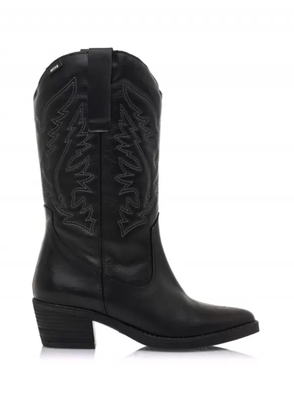 Botas*El Rayo Botas Cowboy - Mustang 52644W Negro