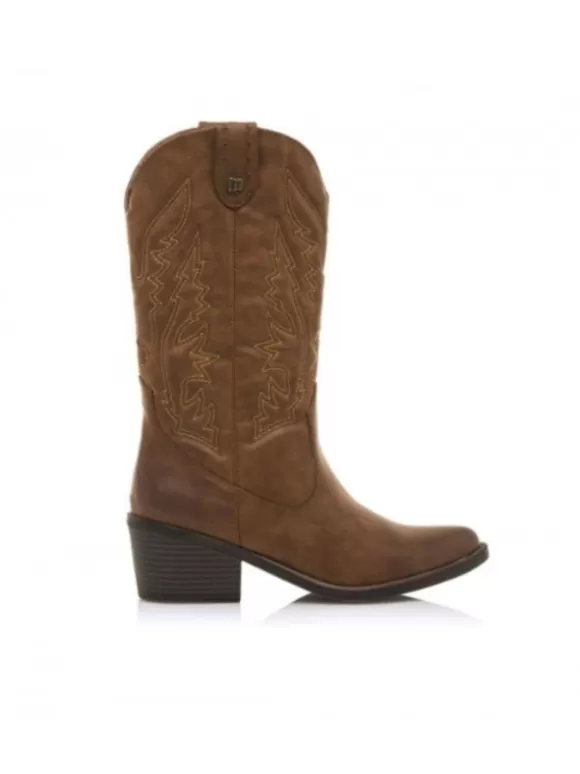 Botas*El Rayo Botas Cowboy - Mustang 58694 Cuero