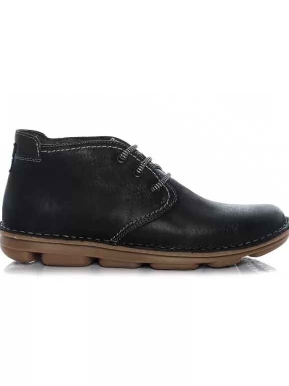 Botas Y Botines*El Rayo Botin Cordones - On Foot 7040 Negro