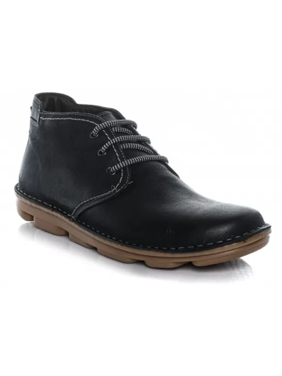 Botas Y Botines*El Rayo Botin Cordones - On Foot 7040 Negro