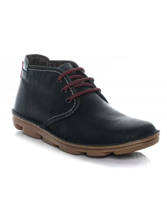 Botas Y Botines*El Rayo Botin Cordones - On Foot 7040 Azul