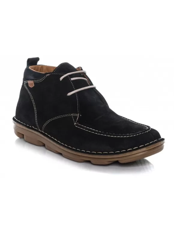 Botas Y Botines*El Rayo Botin Cordones Suela Calada - On Foot 7057 Azul