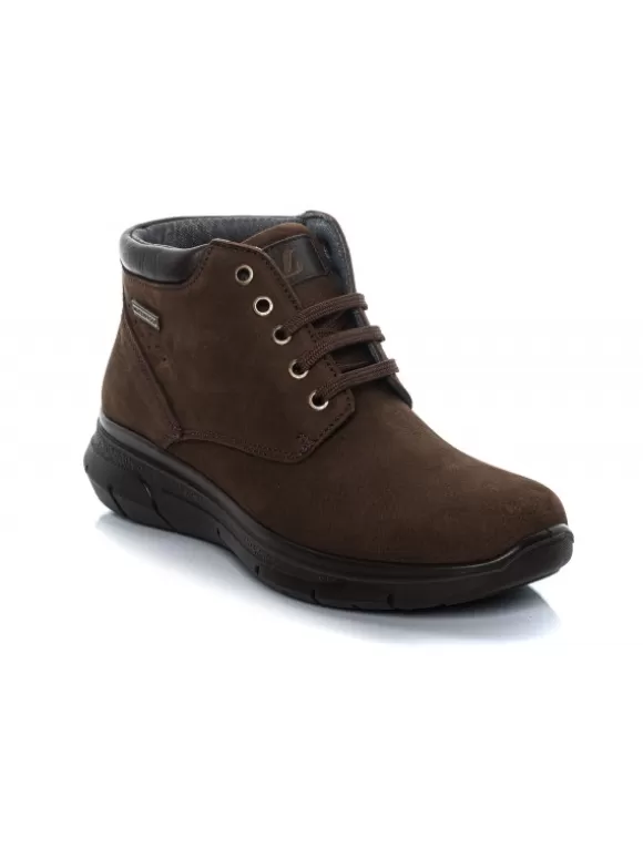 Botas Y Botines*El Rayo Botin Cordones Waterprof - Luisetti 36106-Now Marron