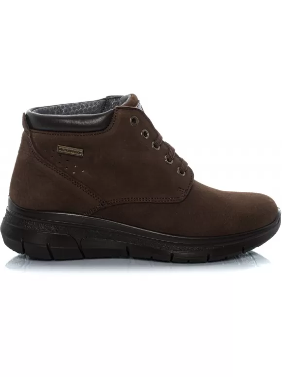 Botas Y Botines*El Rayo Botin Cordones Waterprof - Luisetti 36106-Now Marron