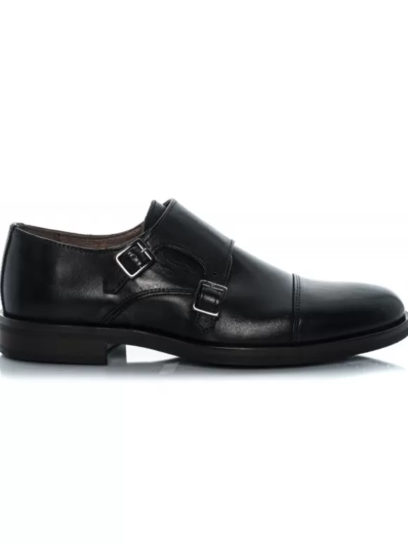 Zapatos De Vestir*El Rayo Doble Hebilla Monk Straps - Rayo Basic 22960 Negro