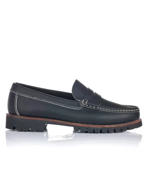 Mocasines Y Drivers*El Rayo Mocasin Comanche Antifaz. - Rayo Basic 930 Negro