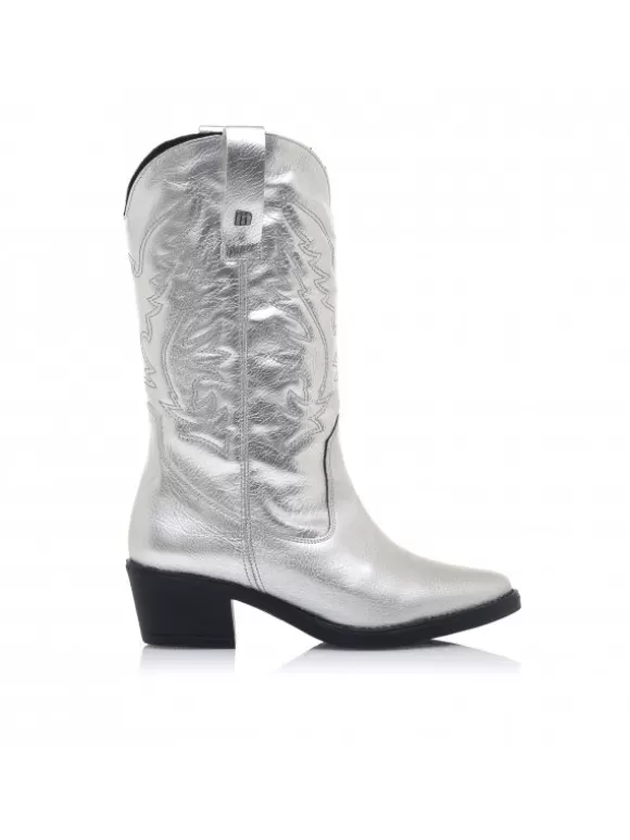 Botas*El Rayo Mustang 58964 Botas Cowboy - Mustang 58964 Plateado