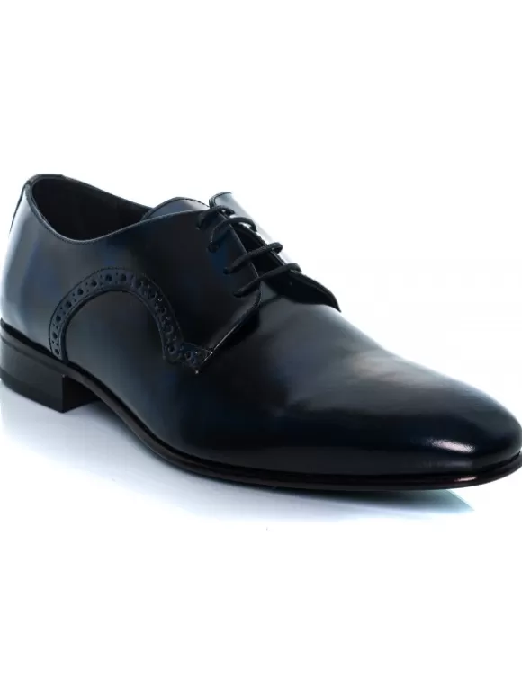 Zapatos De Vestir*El Rayo Oxford Cordones - Sergio Serrano 2367 Azul