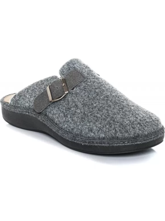 Zapatillas Casa*El Rayo Pantufla Tira Hebilla - Sv 41L-000El Gris