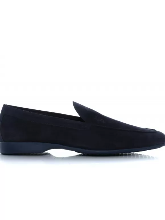 Mocasines Y Drivers*El Rayo Slipper Bordado Ys - Sergio Serrano 1103 Azul