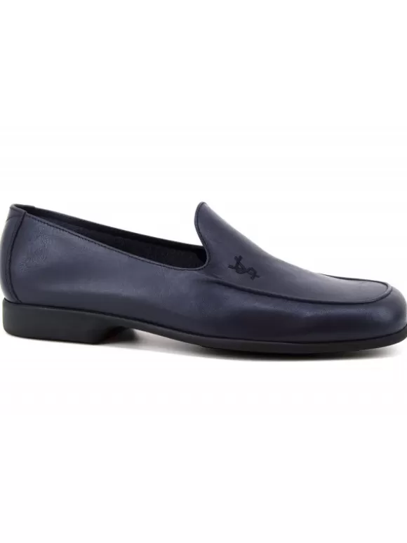 Mocasines Y Drivers*El Rayo Slipper Bordado Ys - Sergio Serrano 6101 Azul