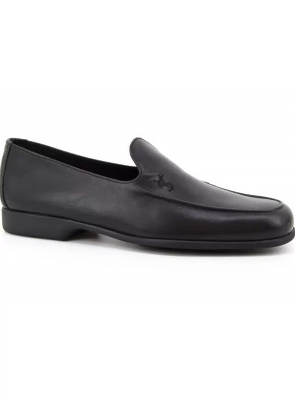 Mocasines Y Drivers*El Rayo Slipper Bordado Ys - Sergio Serrano 6101 Negro