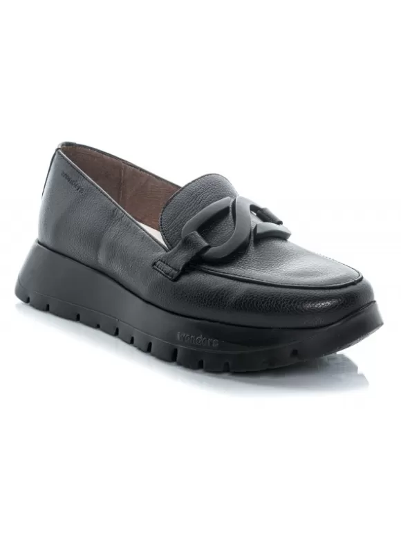 Mocasines*El Rayo Wonders A-2453 Mocasines - Wonders A-2453 Negro