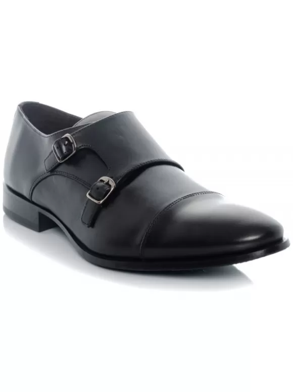 Zapatos De Vestir*El Rayo Zapato 2 Hebillas Monkstrap - Sergio Serrano 5809-M Negro