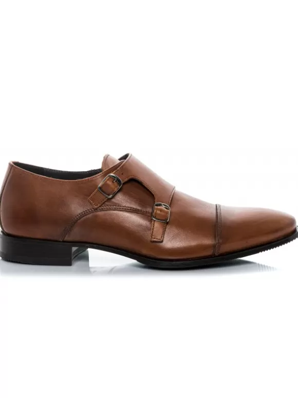 Zapatos De Vestir*El Rayo Zapato 2 Hebillas Monkstrap - Sergio Serrano 5809-M Cuero